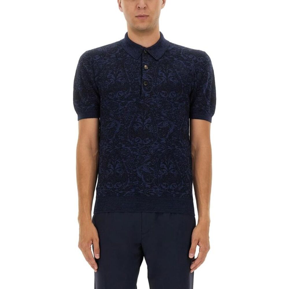 Etro Men Etro Men Polo Shirt With Pegasus Embroidery